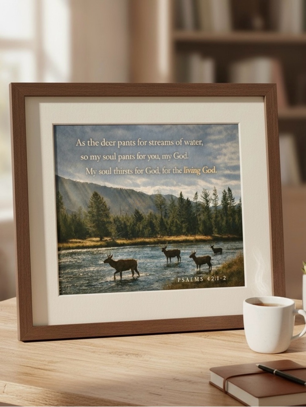 DDS Art Print, 8x10, Bible Verse, Paper Print, Unframed, Photo Inspired Series
